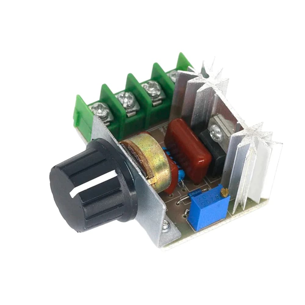 Régulateur de tension 2000 watts AC 50 - 220 volts, variateur de puissance SCR, régulateur de vitess