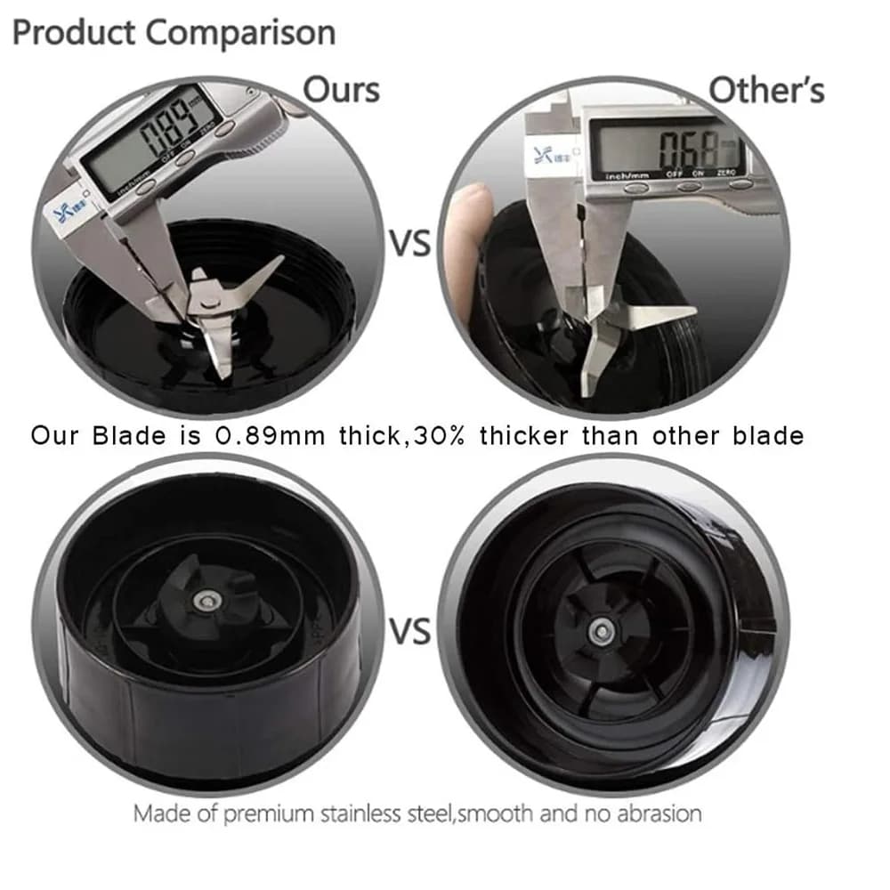 Lame plate de remplacement, Compatible avec le mélangeur Magic Bullet Original, presse-agrumes MB100