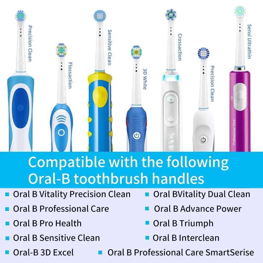Recharge universelle de tête de brosse pour brosse à dents électrique Oral B, fil de nettoyage de pr