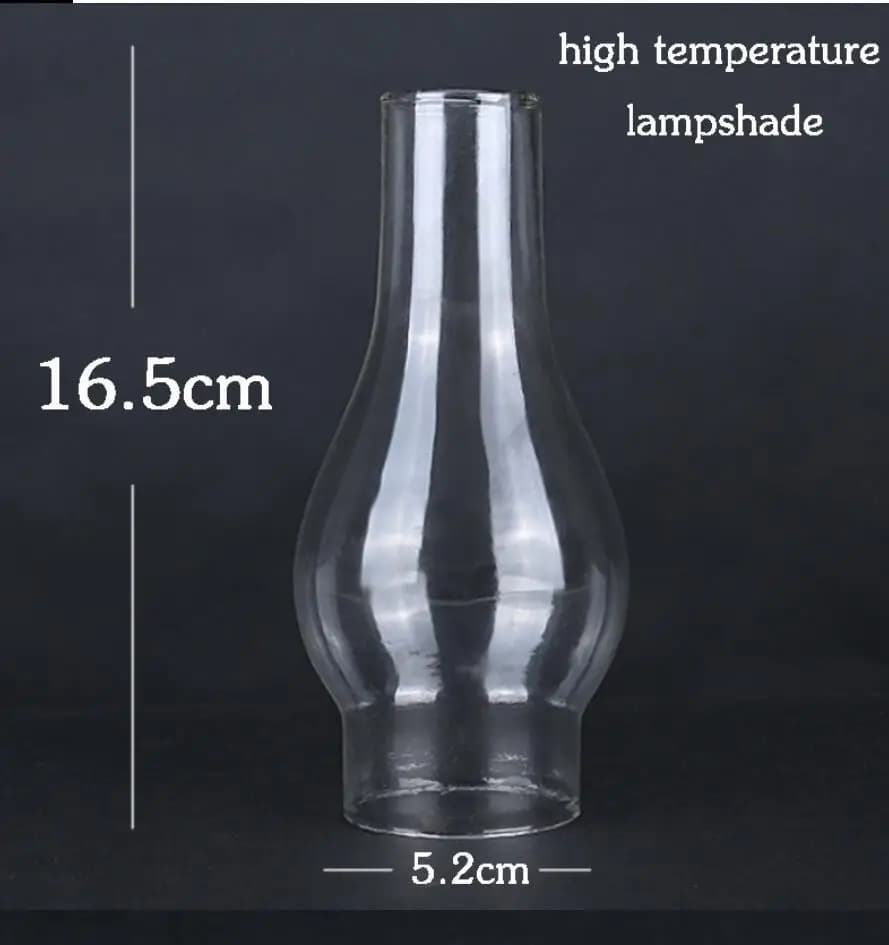 MEMEOKON L555 L888 abat-jour en verre lampe à kérosène mèche bougie à huile abat-jour classique rétr