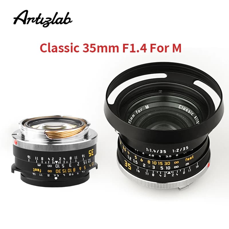 Artizlab – objectif de caméra classique 35mm F1.4, pour monture Leica M, pour Leica M240 M3 M6 M7 M8