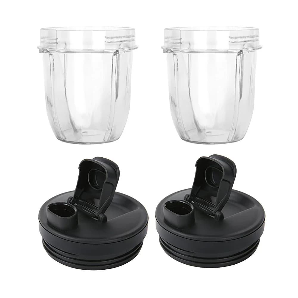Paquet de 2 pièces de rechange de tasse de 12 Oz compatibles avec les mélangeurs Nutri Ninja Auto-IQ