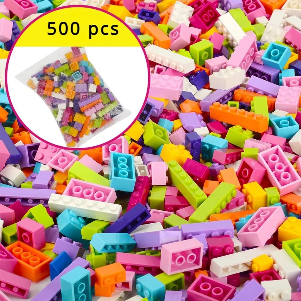 Bricolage blocs de construction créatifs grand ensemble ville blocs de construction classiques assem