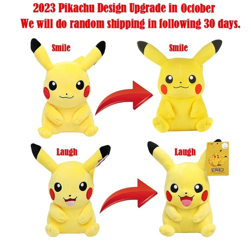 Peluche Pokémon Gengar 24 cm, jouet en peluche Pokémon, adorable poupée en peluche Pikachu, poupée e