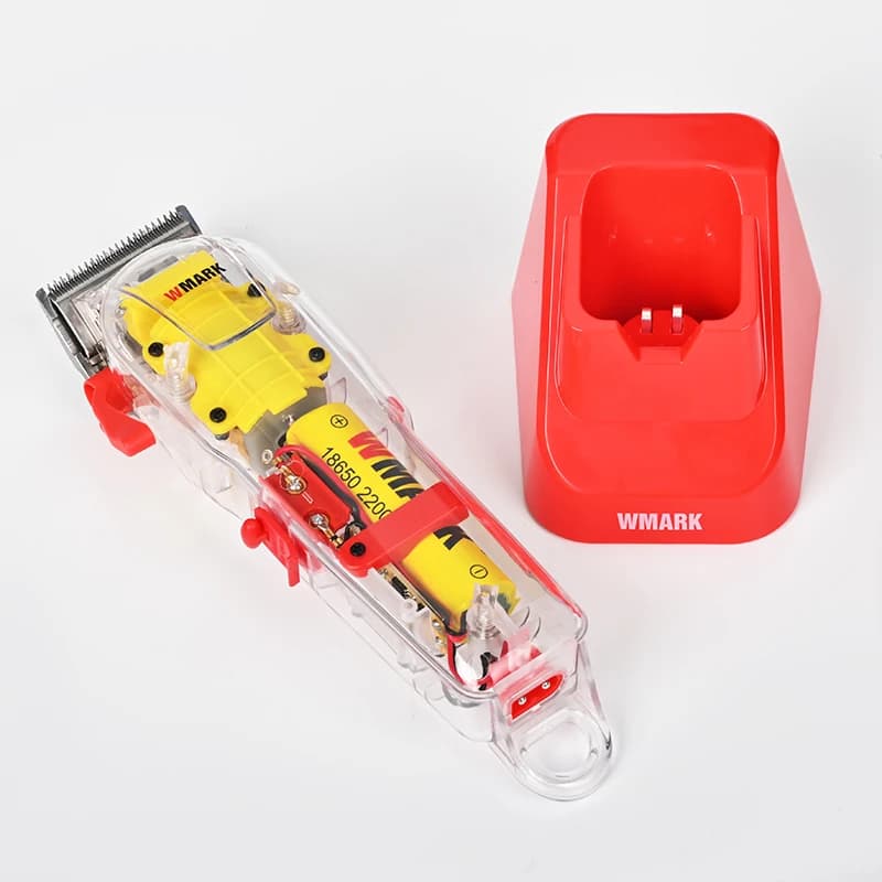 WMARK 7300 tr/min NG-108PRO Machine de coupe de cheveux Rechargeable tondeuse à cheveux couvercle Tr