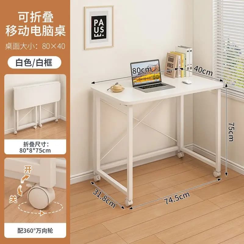 Maison de location rectangulaire pliable et mobile, chambre pratique, bureau, table double