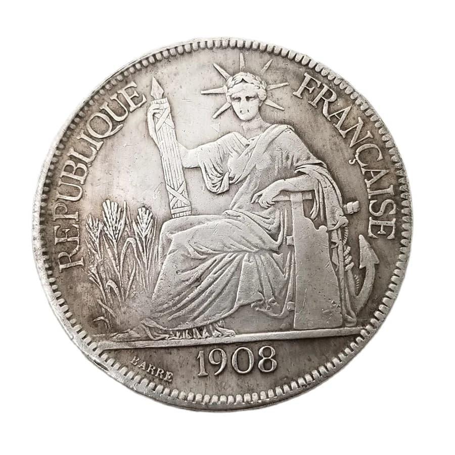 Pièce commémorative des États-Unis de 1908, motif Statue de la Liberté, collection de pièces de monn