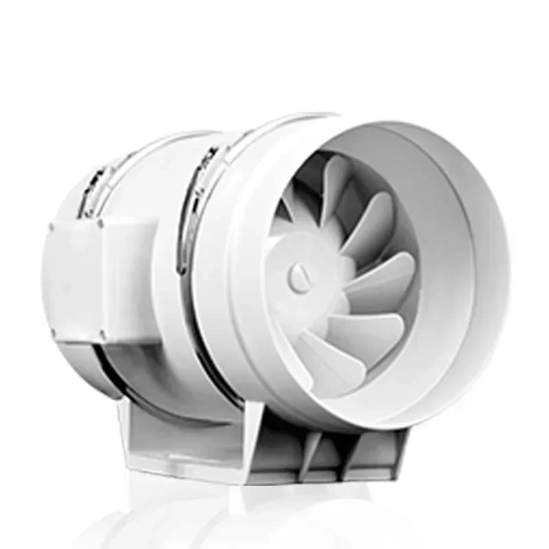 4/5/6 pouces ventilateur d'échappement maison silencieux tuyau en ligne conduit ventilateur salle de