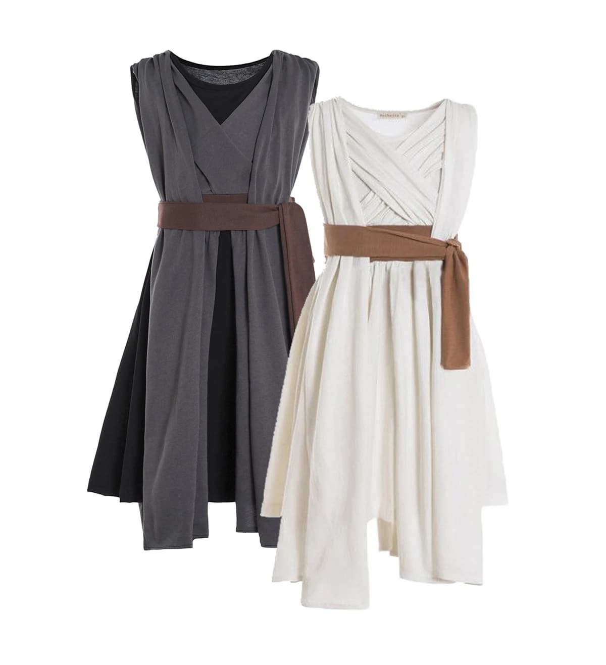Enfant Rey Skywalker robe étoile Costume tenue guerres Cosplay alloween habiller vêtements Rey costu