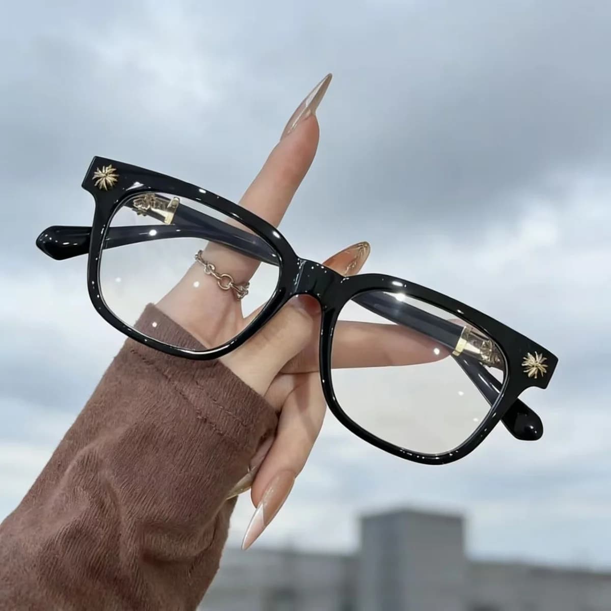 Lunettes anti-lumière bleue européennes et américaines, tendance et à la mode, adaptées aux hommes e