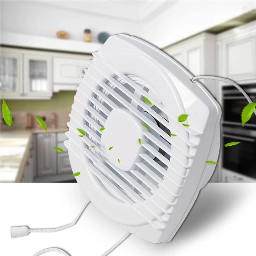 220V 4/6/7 pouces 110/150/180mm silencieux ventilation forte ventilateur d'extraction pour fenêtre m