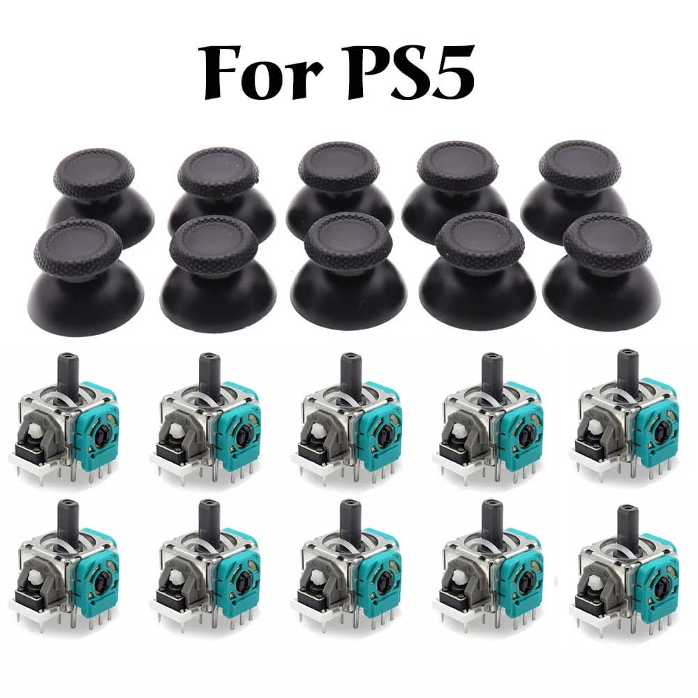 10 ensembles pour PlayStation 5 PS5 contrôleur 3D analogique Joystick capteur Module potentiomètre m