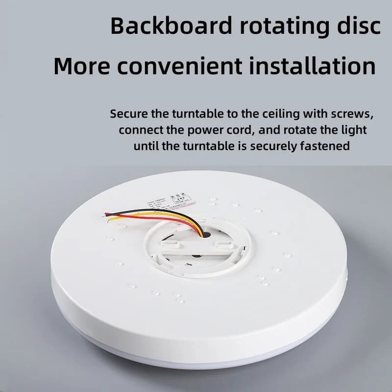 Plafonnier LED à induction infrarouge pour maison, garage, grenier, porte, couloir, escalier, entrep