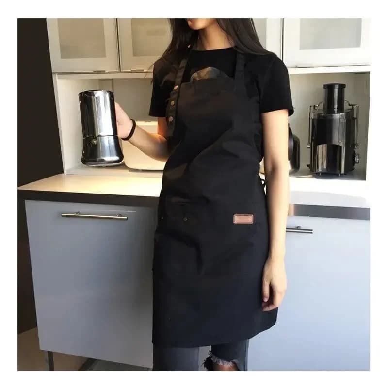 Tablier de Chef Professionnel Ajustable - Vêtement de Travail Unisexe pour le Personnel de Restauran