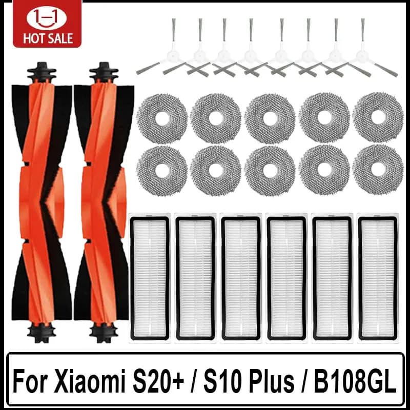 Pour Xiaomi Robot aspirateur S20 + / S10 Plus /S10 +/ B108GL / B105 / B108CN B113CN pièces accessoir