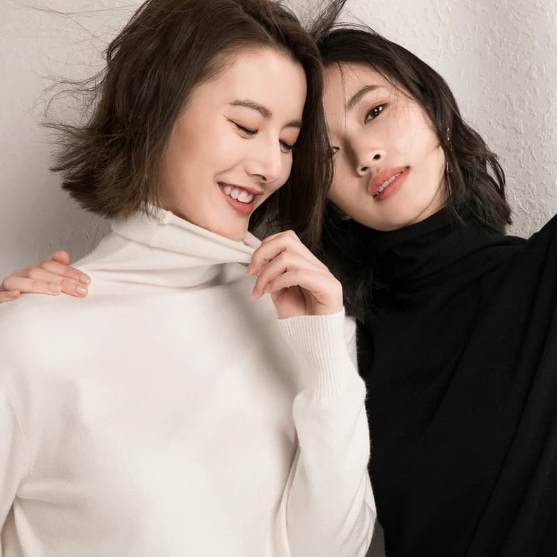 2025 femmes pull col roulé mince chaud pulls basique haute résistance chemise à fond automne hiver m