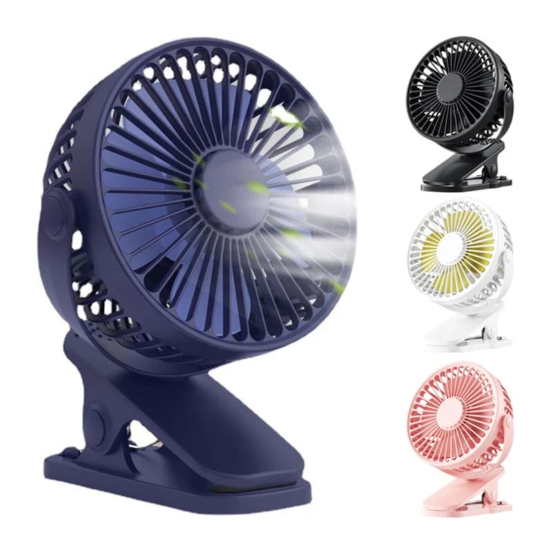 Mini ventilateur portatif à pince à main USB ventilateur électrique de bureau silencieux de haute qu