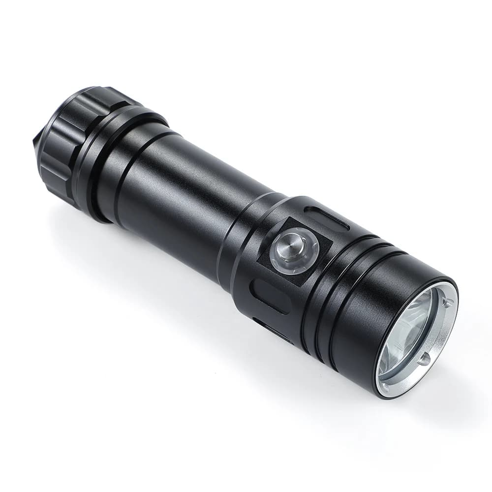Ekaiou LED lampe de plongée 2000 Lumens L2 lampe de poche de plongée IP68 torche étanche par 26650 b