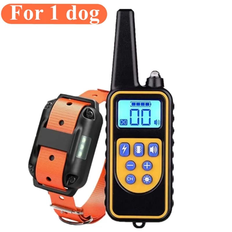 Collier anti-choc pour chien- [nouvelle édition] collier d'entraînement pour chiens de grande taille