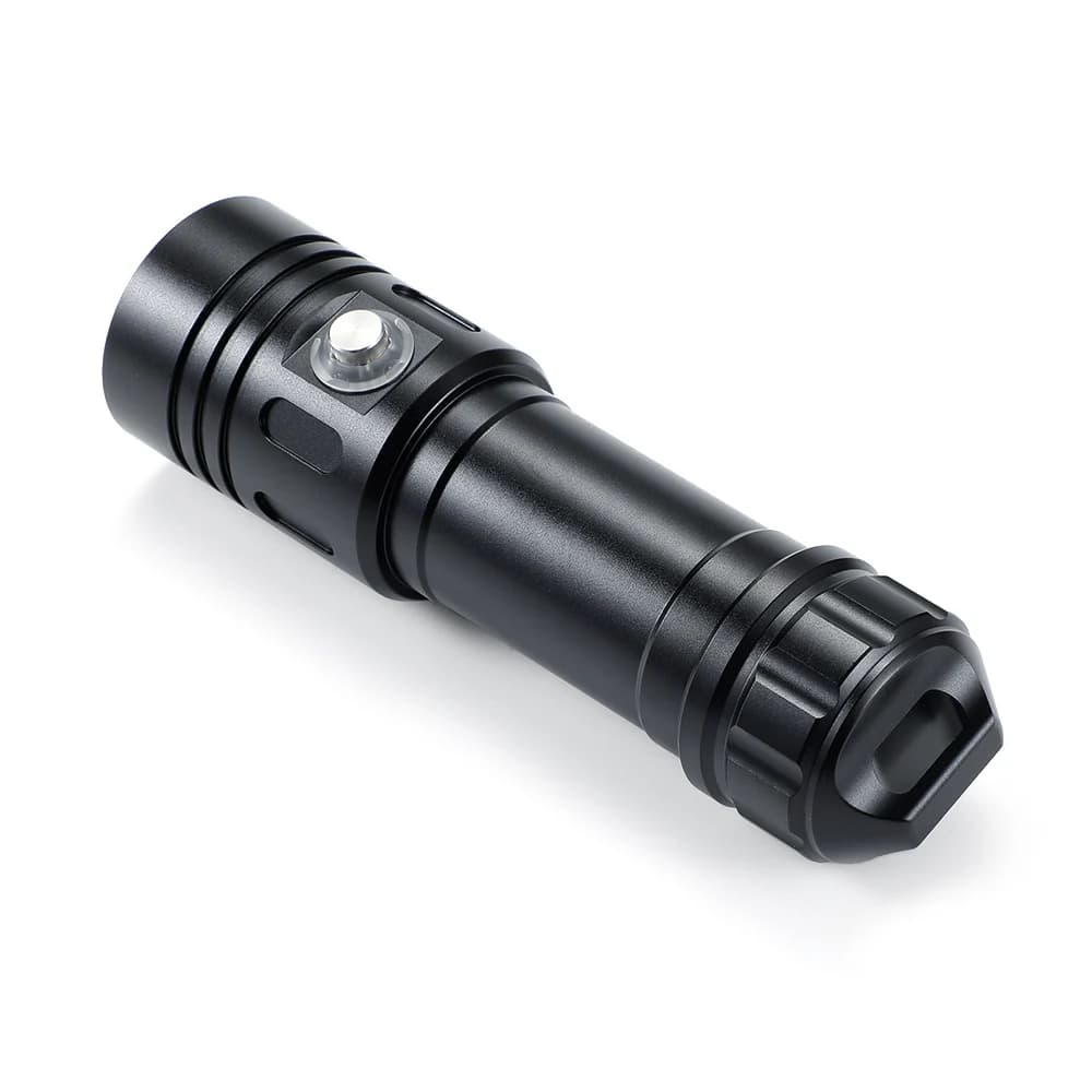 Ekaiou LED lampe de plongée 2000 Lumens L2 lampe de poche de plongée IP68 torche étanche par 26650 b