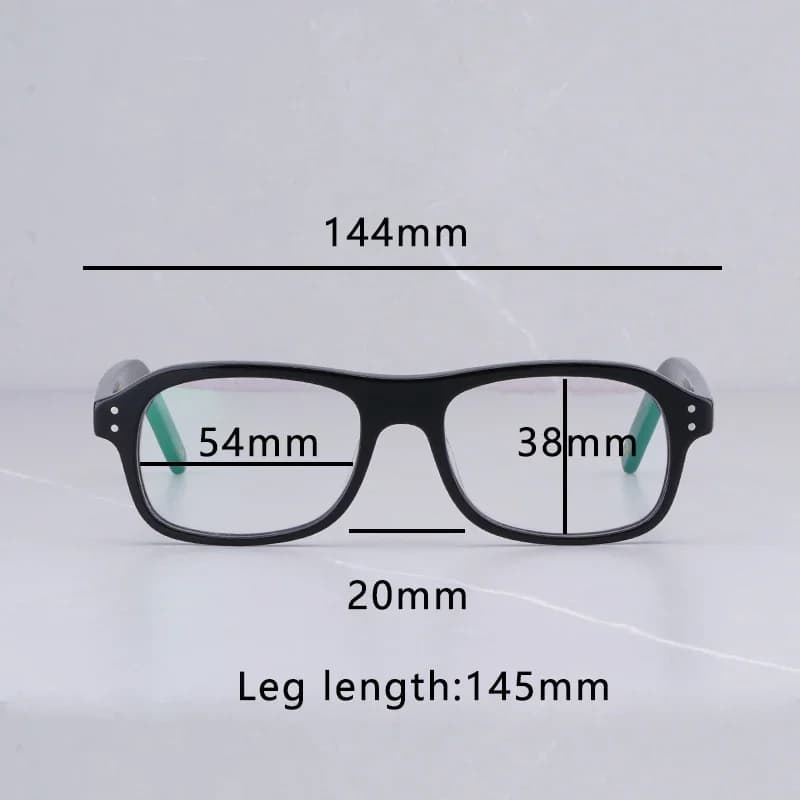 Kingsman lunettes le cercle d'or Service Secret Cosplay Harry Hart lunettes acétate lunettes cadre h