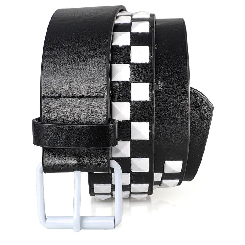 1Pc à la mode unisexe Rivet ceinture Punk HipHop Rock Y2K Style Dopamine couleur beau rue décontract