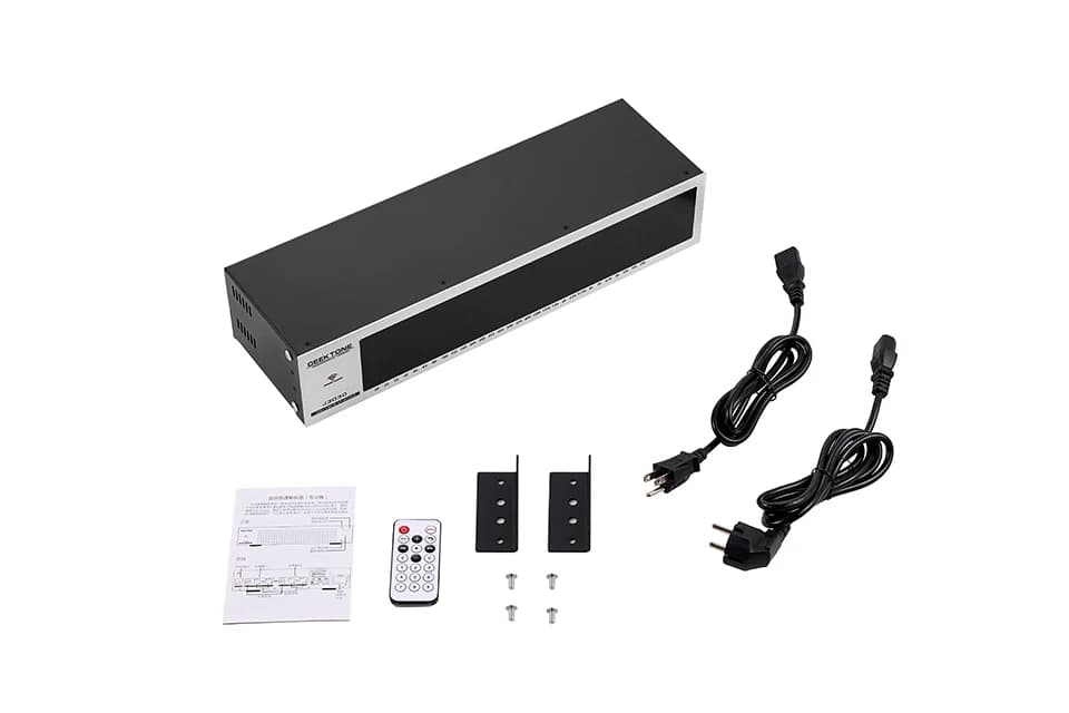 Analyseur numérique 2U, affichage LED, musique, audio, télécommande, commande vocale, indicateur en 