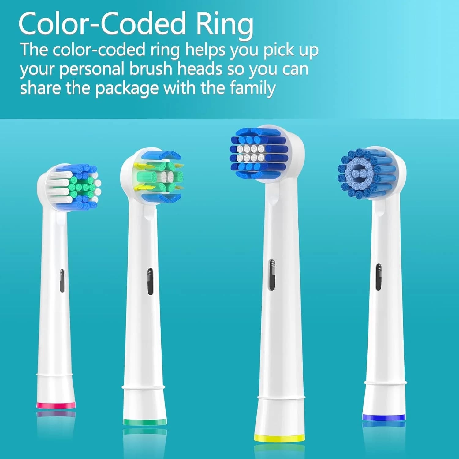 Recharge de tête de brosse pour Oral B Braun, buses de brosse à dents, fil dentaire standard, nettoy
