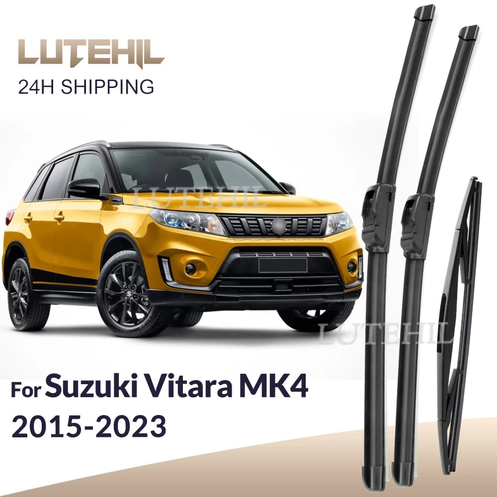 Pour Suzuki Vitara MK4 2015-2023 2016 2017 2018 essuie-glace avant et arrière balais d'essuie-glace 