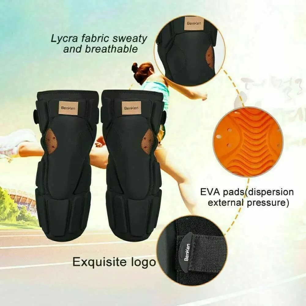 Benken genouillère coudières Kit cyclisme moto Ski rodilleras Absorption des chocs pour équipement d