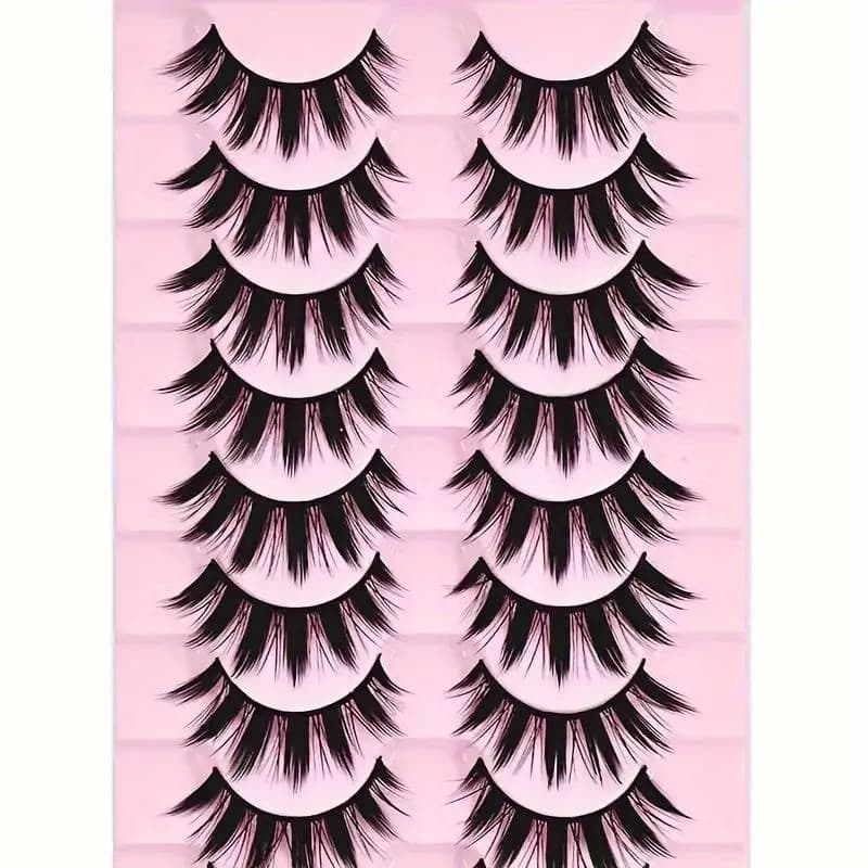 Outils de maquillage épais pour les yeux, 2 boîtes de 20 paires d'extensions de légumineuses et de p
