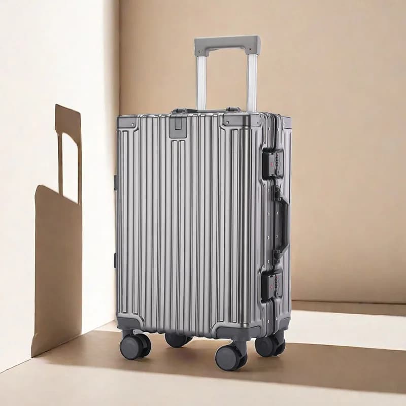 Valise pour homme 2026 Nouvelle valise à roulettes grande capacité, robuste et durable, avec fermetu