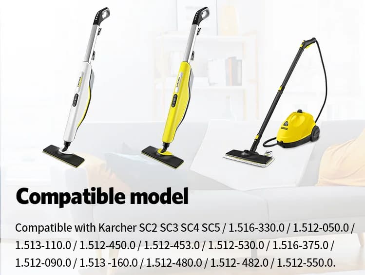 Pour Karcher Easyfix Sc2 Sc3 Sc4 Sc5 aspirateur à main microfibre vadrouille à vapeur chiffons pièce