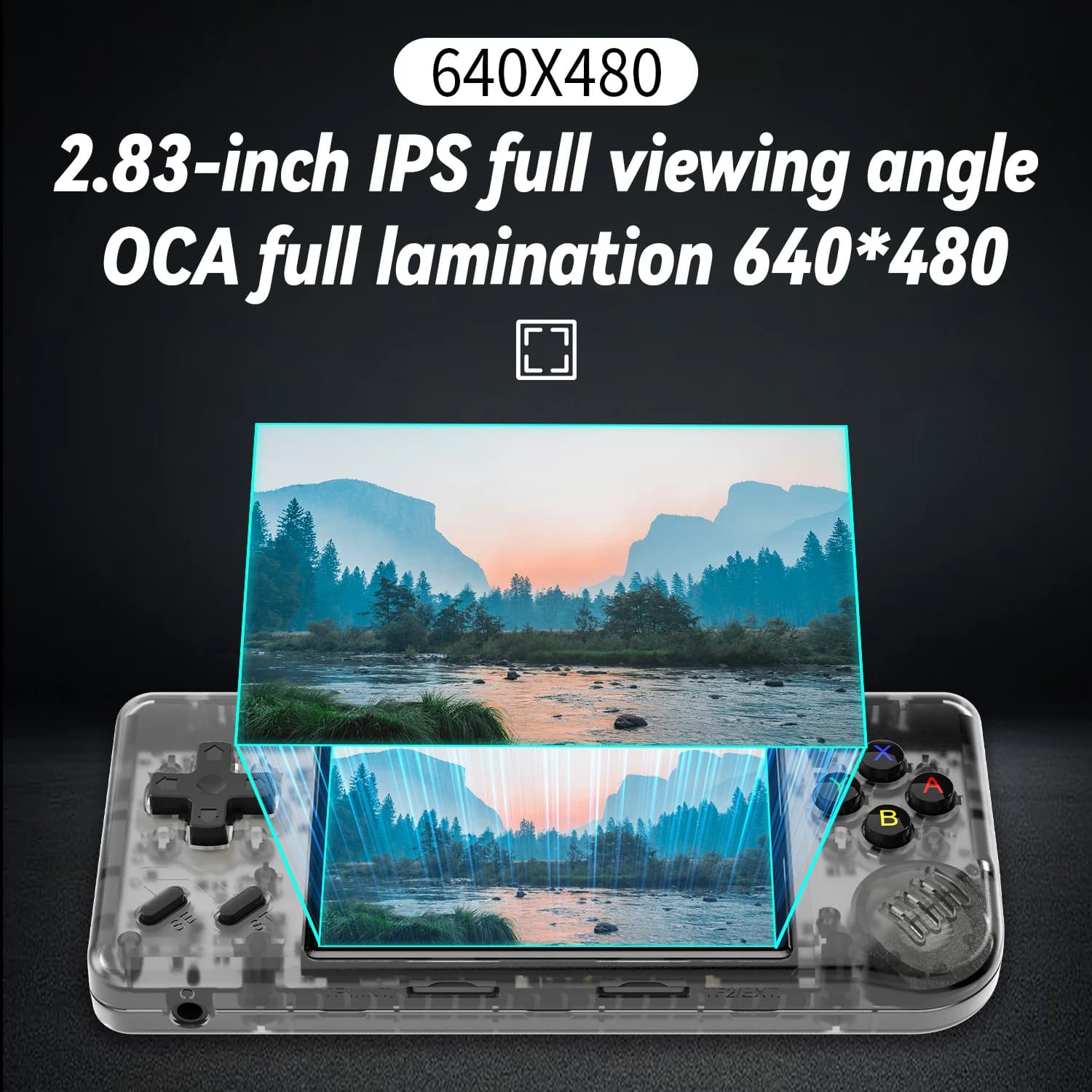 ANBERNIC RG28XX Console de jeu portable 2.83 "écran IPS Linux Console de jeu vidéo rétro batterie 31