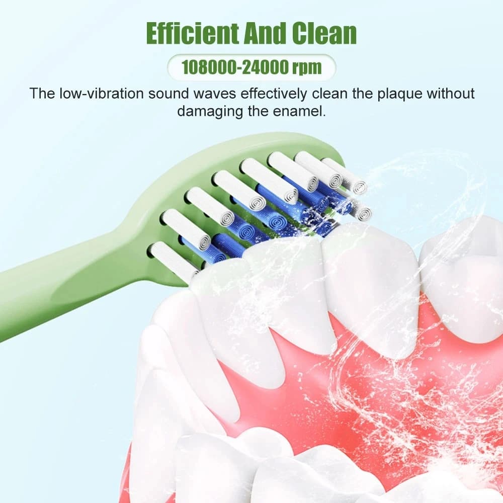 Brosse à dents électrique aste USB Sonic pour enfants, brosse de dessin animé colorée pour enfants, 