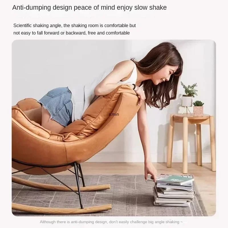 Chaise à bascule inclinable, salon, maison, salon simple pour adultes, canapé paresseux, homard, esc
