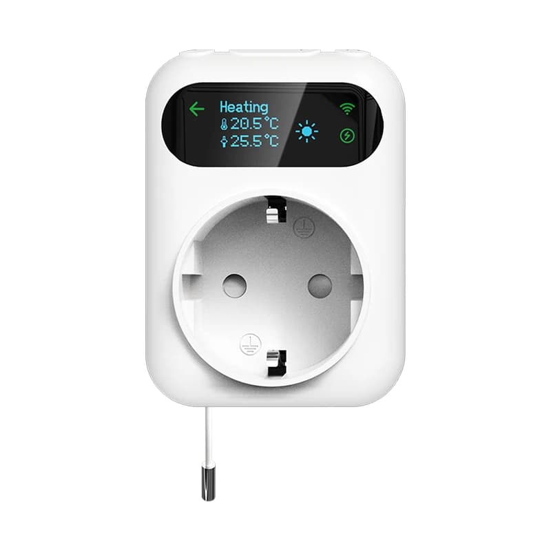 Tuya-Prise intelligente sans fil, prise thermo-électrique, minuterie intelligente, WiFi, prise conne