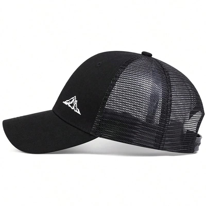 Casquettes de baseball brodées unisexes, filet de montagne, chapeaux décontractés réglables, chapeau