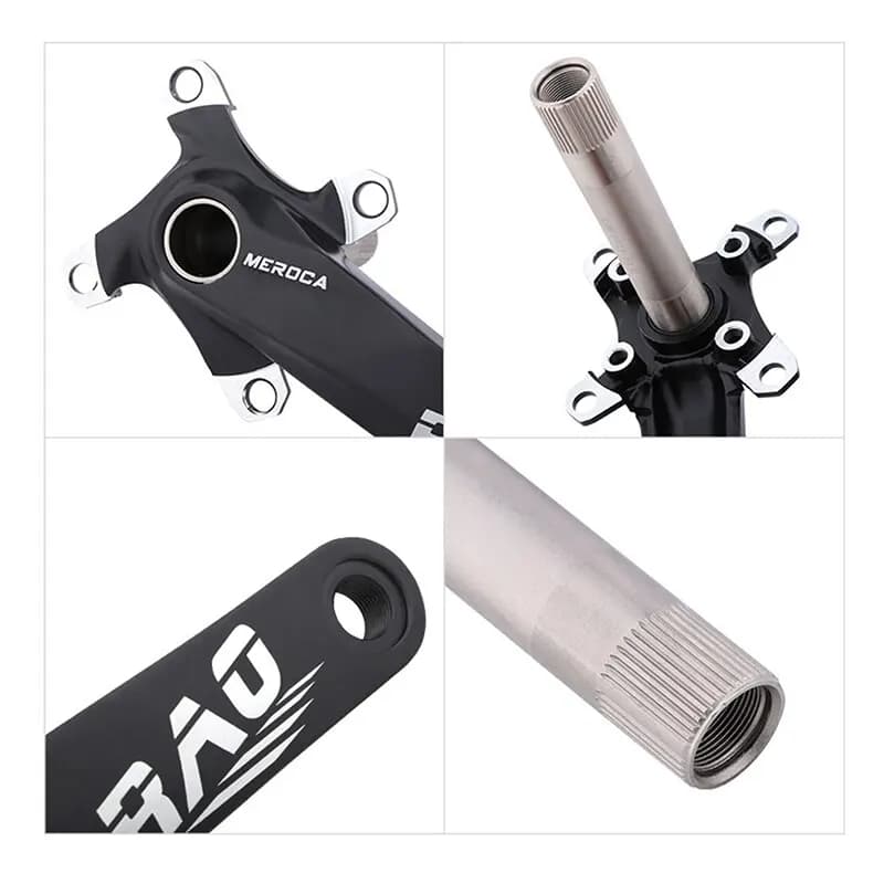 Vélo de montagne manivelle 170mm avec boîtier de pédalier 104BCD 34T 36T 38T vélo Chainring en allia