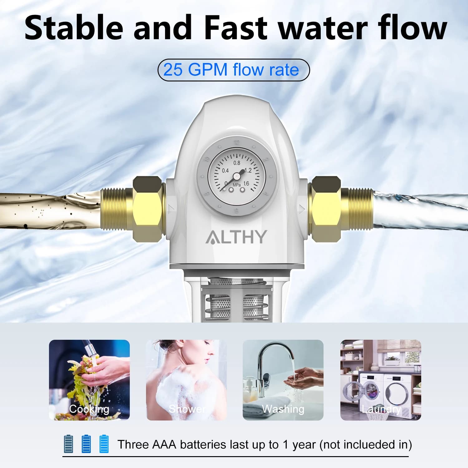 ALTHY PRE-AUTO2 – préfiltre de lavage à contre-courant à rinçage automatique, filtre à eau pour sédi
