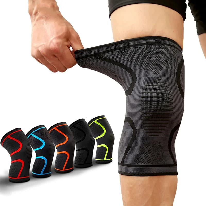 1PC genouillères Compression genouillère genouillères pour l'arthrite soutien articulaire Sport sécu