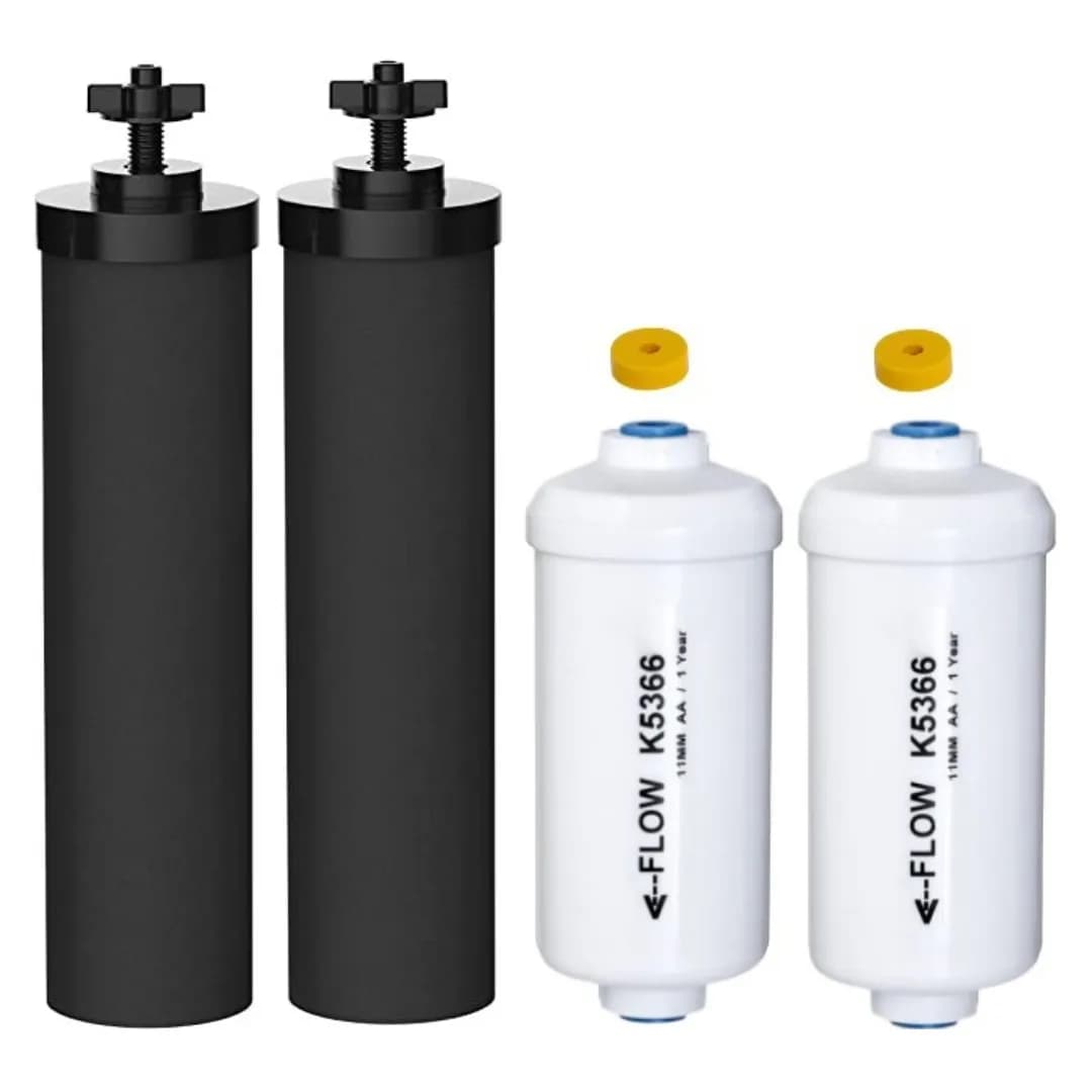 Filtre à eau de remplacement 2 BB9-2 et 2 fluorures PF-2, Compatible avec le système de filtrage d'e