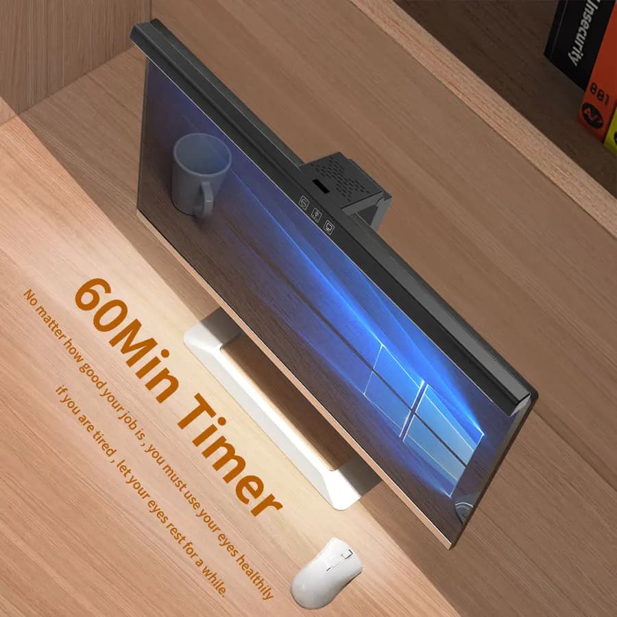 Barre lumineuse pour moniteur d'ordinateur, lampe de bureau USB, lumière de lecture d'étude, lampe d