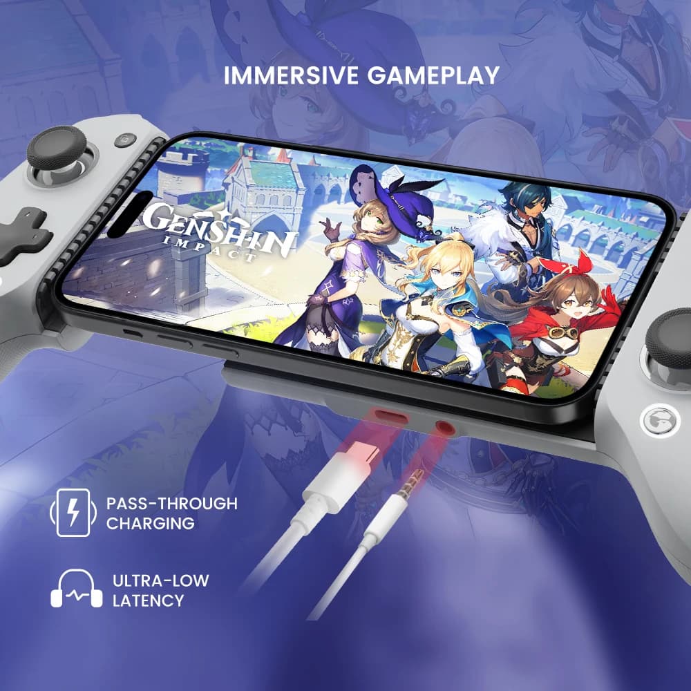 GameSir G8 téléphone portable manette de jeu effet Hall contrôleur de jeu pour iPhone 15 téléphone p