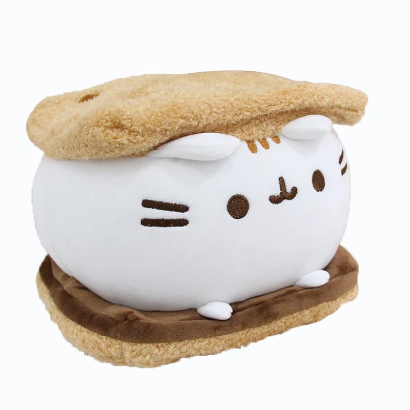 Mignon simulé chat poupée en peluche jouet Anime chat doux décoration de la maison table chambre déc