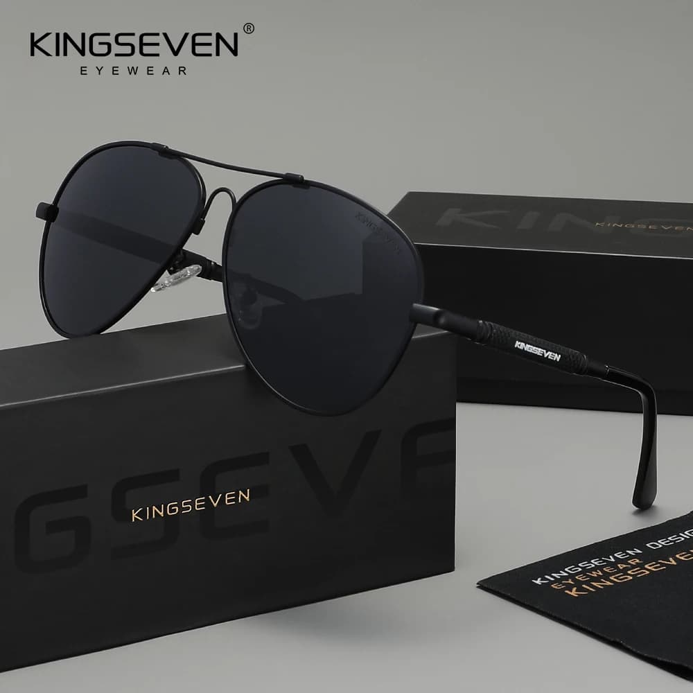 KINGSEVEN Original Vintage classique pilote lunettes de soleil femmes hommes lunettes conduite haute