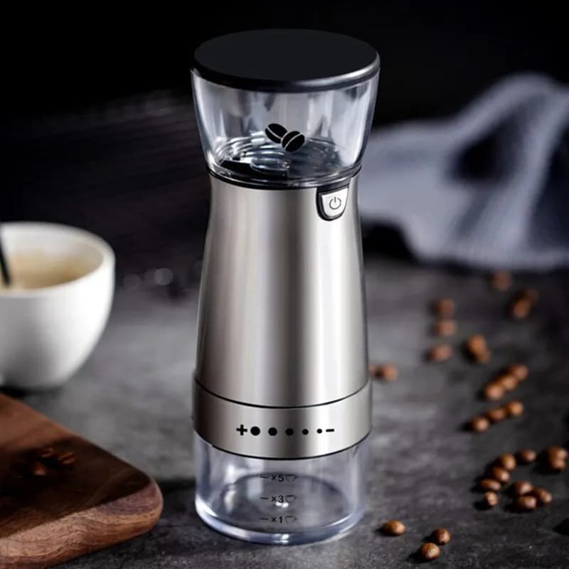 Moulin à café électrique portable, nouvelle mise à niveau TYPE-C Charge USB Professionnel Céramique 