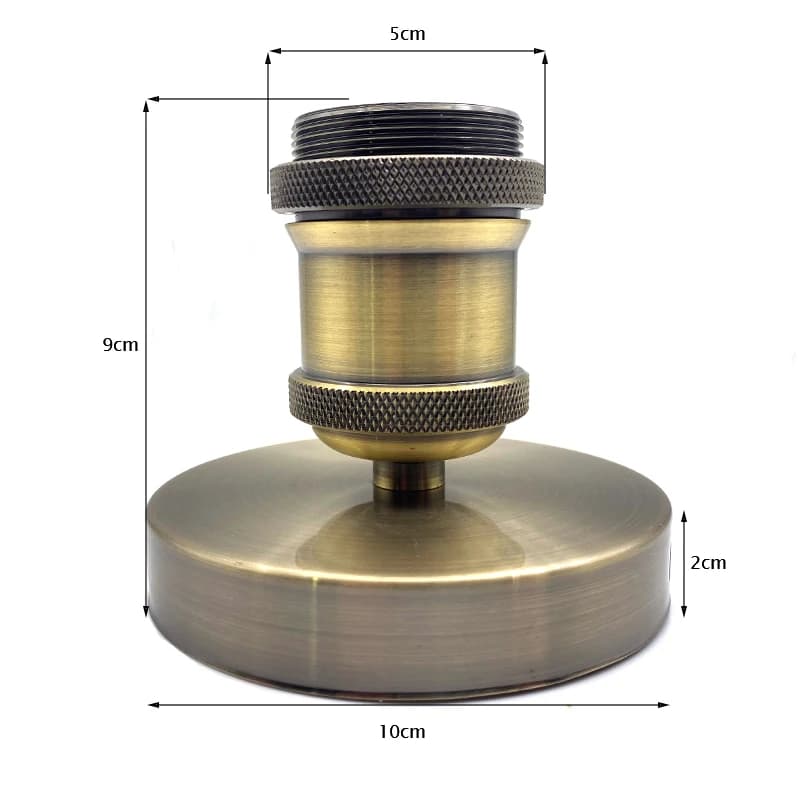Douille de lampe E27 E26 Vintage industriel plafonnier rétro Style Edison support d'ampoule avec pla