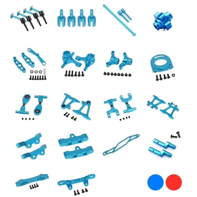 Kit de pièces de mise à niveau en métal complet Tamiya TT02 : Arbre de transmission, CVD, Rotule de 