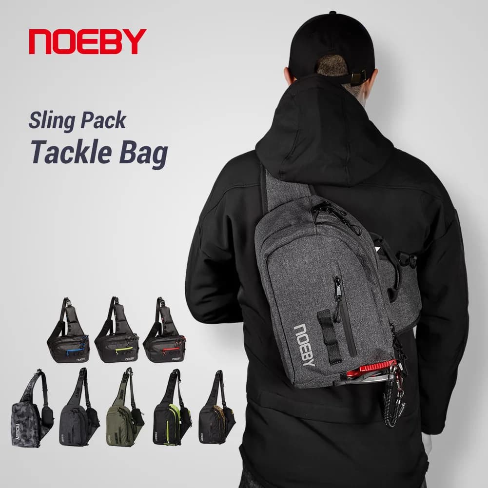 NOEBY – sac de pêche en Nylon imperméable, sac de pêche multifonction résistant à l'usure, sac de ma
